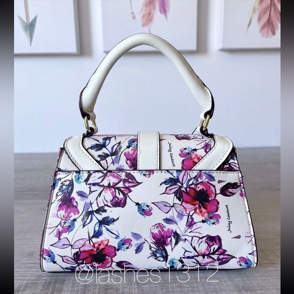 JUICY COUTURE Bag Fancy Flap Crossbody - White Floral - Picture 5 of 8